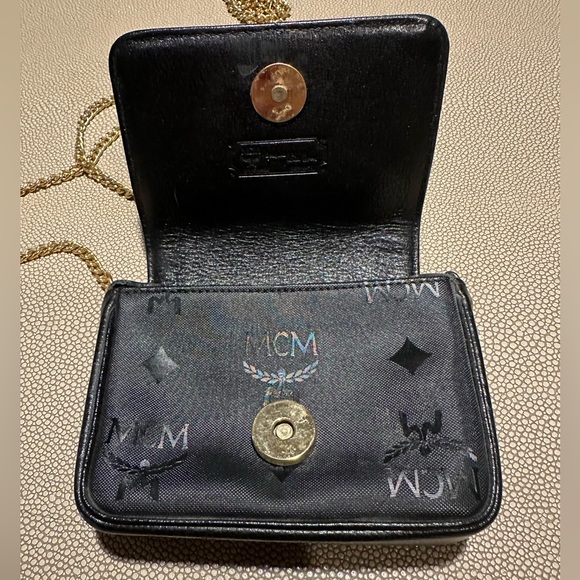 MCM Visetos Nylon Mini Bag GUC - Picture 3 of 4